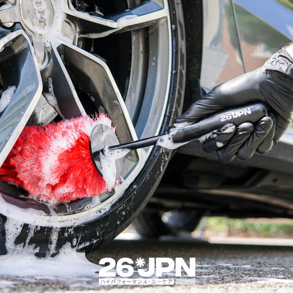 26JPN Wheel Brush Cleaning