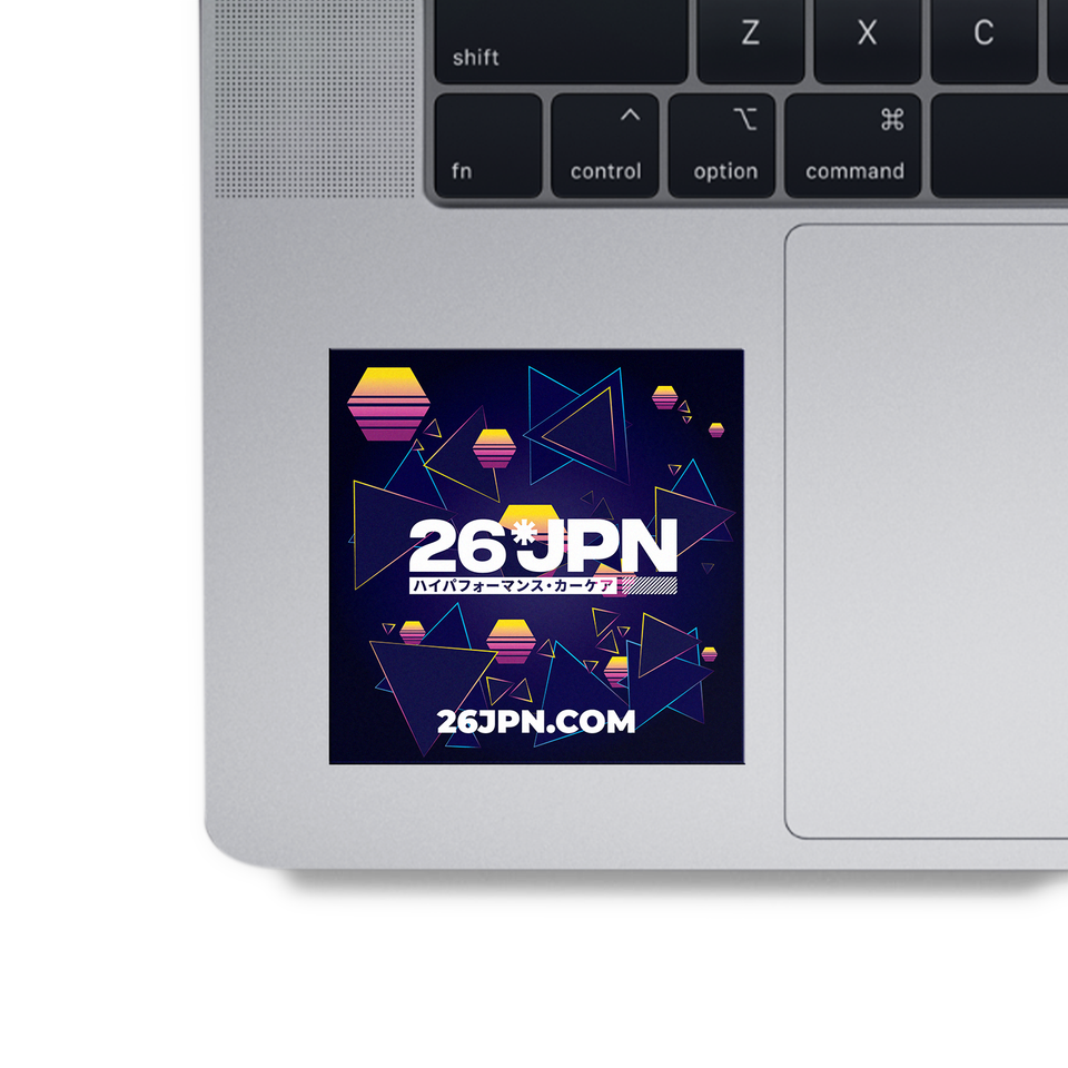 26JPN Synth Sunrise Sticker on MAC